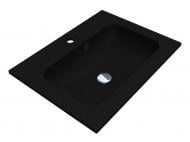 Умывальник Miraggio DELLA 600 MIRASTONE BLACK SHINE