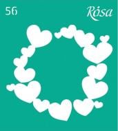 Трафарет многоразовый самоклеящий Love №56 3625156 90х100 мм Rosa Talent