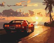 Картина по номерам Поездка у побережья ©art_selena_ua 40x50 см Ideyka