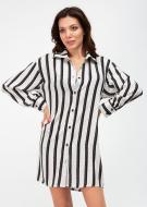Халат женский Roksana Valensia 67006 р. 46 черно-белый №1165