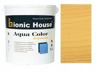 Лазур Bionic House лесуюча універсальна Aqua Color UV protect світлий дуб шовковистий мат 2,5 л