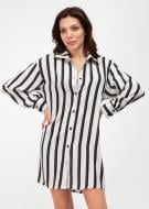 Халат женский Roksana Valensia 67006 р. 52 черно-белый №1165