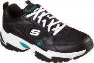 Кроссовки мужские демисезонные Skechers Stamina V2 237163 BKGR р.43 черные