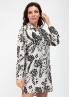 Халат женский Roksana Valensia 67007 р. 46 черно-белый №1165
