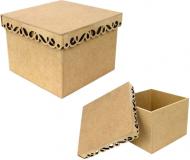 Коробка с фигурной крышкой 2 15х15х13 см Rosa Talent