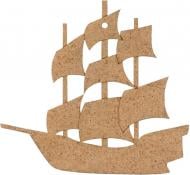 Заготовка Корабль 10,7x10 см 5 шт. Rosa Talent