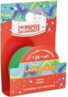 Стрічка декоративна неон зелена MX62096 Maxi