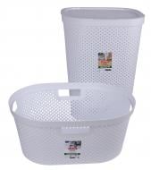 Корзина для белья Curver INFINITY 60 л + 40 л 2 шт. белый