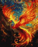 Картина по номерам Жар-птица с красками металлик extra ©art_selena_ua 40x50 см Ideyka