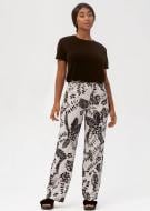 Брюки женские Roksana Valensia р.M молочный с черным №1325/67007