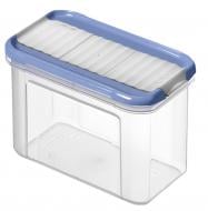Контейнер для пищевых продуктов с крышкой Rotho DOMINO 0,75 л прозрачный/голубой
