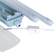 Євросвітло Світильник ЕВРОСВЕТ LED-SH-40 2*1200 IP65 з лампами 18Вт 6400К і запобіжником PULS-10 IP65 53635