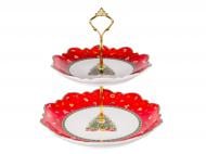 Блюдо Lefard Christmas Delight двоярусне 21,5/26,5 см 985-211