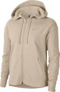 Джемпер Nike W NSW HOODIE FZ JRSY CJ3752-140 р. M бежевый Джемпер Nike W NSW HOODIE FZ JRSY CJ3752-140 р. M бежевый