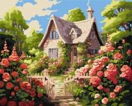 Картина по номерам Уютный домик ©art_selena_ua 40x50 см Ideyka