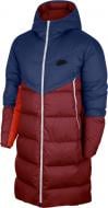 Пуховик чоловічий зимовий Nike M NSW DWN FIL WR PARKA SHLD CU4408-410 р.L червоний із синім