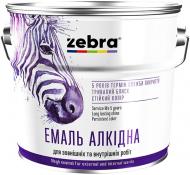 Емаль ZEBRA алкідна ПФ-116 серія Акварель 843 блакитний глянець 2,8 кг