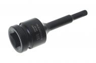 Головка-біта Rock FORCE SPLINE глибока ударна1/2'', M6 з отвором 1 шт. RF-24807806T