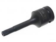 Головка-біта Rock FORCE SPLINE ударна M8 з отвором, 1/2'' 1 шт. RF-24807808T