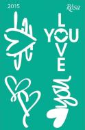 Трафарет многоразовый самоклеящий Love №2015 13x20 см Rosa Talent