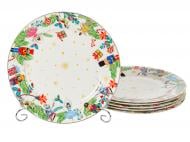 Набір десертних тарілок Lefard White Christmas 19 см 6 шт. 922-103