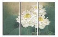 Картина модульная Нежный лотос 150x100 см WallArt 54524-3.3 Картина модульная Нежный лотос 150x100 см WallArt 54524-3.3