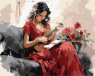 Картина по номерам Мелодичная грация ©art_selena_ua 40x50 см Ideyka