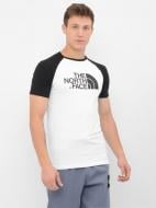 Футболка THE NORTH FACE M S/S RAGLAN EASY TEE - EU NF0A37FVLA91 р.L бело-черный