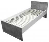 Кровать детская Aqua Rodos Loft 90x200 см серый/белый