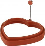 Форма для омлета Smart Kitchen by Flamberg сердце Affection salmon orange 12х10,5х1,9 см (HB5984CK)