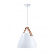 Светильник подвесной LIGHT SET DOLYA D-260 LEATHER 1x/E27 белый