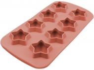 Форма для льда Smart Kitchen by Flamberg 3D звездочки Affection salmon orage 21,1х10,3х2,6 см (HB6909CC)
