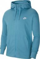 Джемпер Nike M NSW CLUB HOODIE FZ JSY CJ4443-424 р. XL голубой Джемпер Nike M NSW CLUB HOODIE FZ JSY CJ4443-424 р. XL голубой