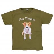 Футболка для мальчиков Татошка р.110 хаки 0601301пат