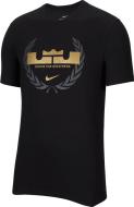 Футболка Nike LBJ M NK DRY TEE LOGO CV2047-010 р.2XL черный