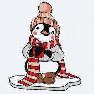 Картина по номерам Любимая зима ©tanya_bonya 25x25 см Ideyka