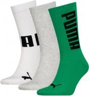 Носки Puma UNISEX BIG LOGO CREW 3P 93838703 р.35-38 разноцветный