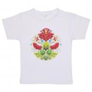 Футболка для девочек Татошка р.134 белый 0601301цбі