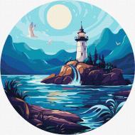 Картина по номерам Яркий маяк ©art_selena_ua d26 см Ideyka