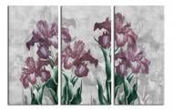 Картина модульная Ирисы 120x80 см WallArt 54530-3.2