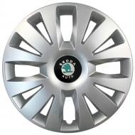 Ковпак для коліс SKS Skoda 324 104518 R15" 4 шт. срібний