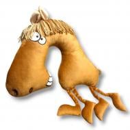 Подушка-обнимашка Конек под шею 27x50 см бежевый Анна