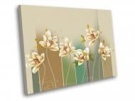 Картина Солнечный лотос 80x60 см WallArt 54532-1.3