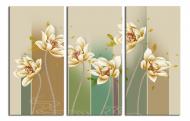 Картина модульная Солнечный лотос 120x80 см WallArt 54532-3.2