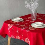 Скатертина Золоті прикраси 441-25/00 140x180 см червоний Едельвіка