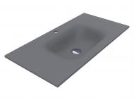Умывальник Miraggio JESSEL 900 MIRASTONE GRAY