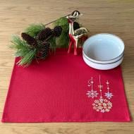 Салфетка Эдельвика 439-25/00 40x40 см красный