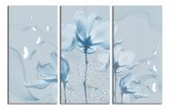 Картина модульная Лунные цветы 150x100 см WallArt 54533-3.3