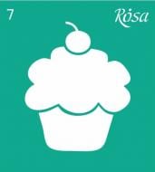 Трафарет многоразовый самоклеящий №7 3625107 90х100 мм