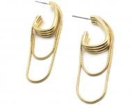 Серьги Sensio Dangles пара лануть золотой